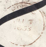 119795 1853 DORSET/'POOLE' SKELETON STYLE DATE STAMP (32MM).