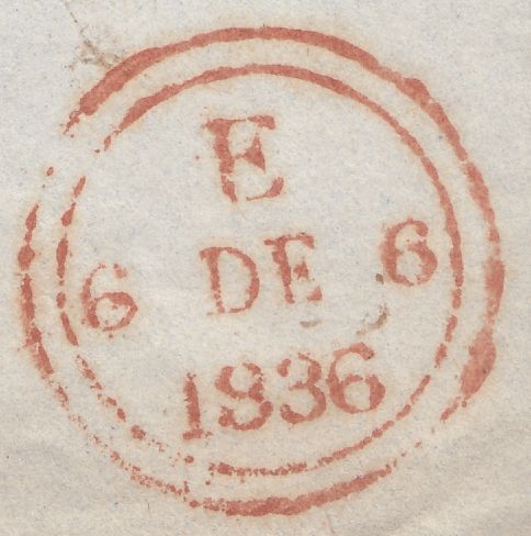 119825 1836 DORSET/'BLANDFORD PENNY POST' HAND STAMP (DT54).