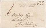 119830 1837 DORSET/'SHAFTESBURY PENNY POST' HAND STAMP (DT458).