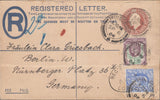 119952 1904 REGISTERED MAIL WIMBORNE TO GERMANY.