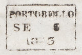 120019 PL.30 (SG8) HORIZONTAL PAIR (PD PE) ON COVER EDINBURGH TO PORTOBELLO WITH EDINBURGH MALTESE CROSSES (SPEC B1ty).