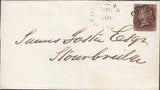 120069 PL.14 (SG8)(NE) ON COVER NEWNHAM (GLOS?) TO STOURBRIDGE WITH MALTESE CROSS OF NEWNHAM.