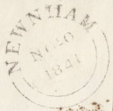 120069 PL.14 (SG8)(NE) ON COVER NEWNHAM (GLOS?) TO STOURBRIDGE WITH MALTESE CROSS OF NEWNHAM.