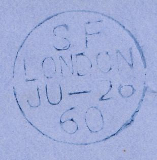 120552 1856-7 1D DIE 2 PL.27 MATCHED PAIR LETTERED PJ ON BLUED PAPER (SG29) AND WHITE PAPER (SG40).