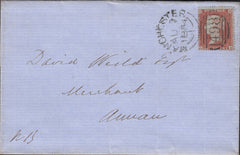 120733 PL.162 (SG17)(OE) ON COVER MANCHESTER TO ANNAN.