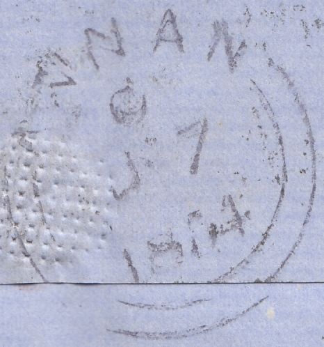 120733 PL.162 (SG17)(OE) ON COVER MANCHESTER TO ANNAN.