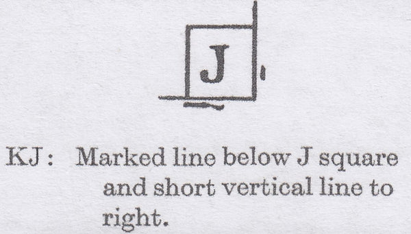 120758 PL.162 (SG8)(KJ CONSTANT VARIETY 'PUNCH HOLDER FLAW' (SPEC B2l).