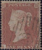 120767 1853-4 1D PL.162 MATCHED PAIR OF IMPERF (SG8) AND PERF (SG17) LETTERED SJ.