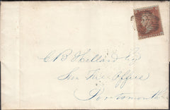 120931 PL.42 (SG29)(DA) ON COVER LONDON TO PORTSMOUTH.