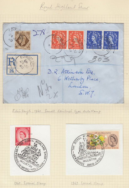 121032 FINE COLLECTION OF GB CANCELLATIONS, EXHIBITIONS, SHOWS, ETC.