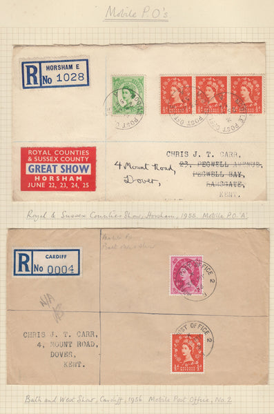 121032 FINE COLLECTION OF GB CANCELLATIONS, EXHIBITIONS, SHOWS, ETC.