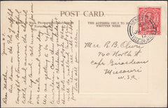 121212 1912 MAIL ISLE OF WIGHT TO USA.