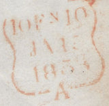 121272 1852 1D IMPERF PL.159 (SG8)(MC) EARLIEST KNOWN DATE OF USE.