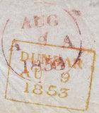 121470 PL.163 (SG8)(SH) ON COVER DUNBAR TO EDINBURGH.