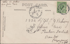 121514 1912 MAIL CROYDON TO INDIA.
