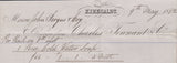 121520 1882 MAIL KIRKCALDY TO LESLIE/PRINTED BILLHEAD.