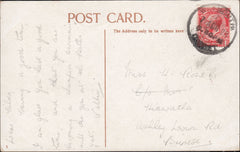 121562 1928 WEYMOUTH/DORSET RUBBER DATE STAMP ON MAIL TO BRISTOL.