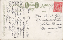 121572 1926 STOURPAINE/DORSET RUBBER DATE STAMP TO BOURNEMOUTH.