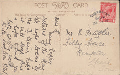 121625 1928 SHERBORNE SKELETON DATE STAMP TO YEOVIL.