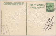121696 1912 STOURTON CAUNDLE/BLANDFORD RUBBER DATE STAMP TO SALISBURY.