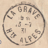 121762 1931 REGISTERED EXPRESS MAIL WEYMOUTH TO FRANCE.