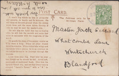 121795 1915 HILTON/BLANDFORD RUBBER DATE STAMP LOCAL USAGE.