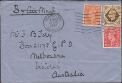 121833 1947 MAIL BLANDFORD TO AUSTRALIA.