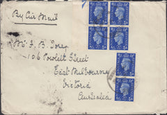 121862 1941 MAIL BLANDFORD (DORSET) TO AUSTRALIA.