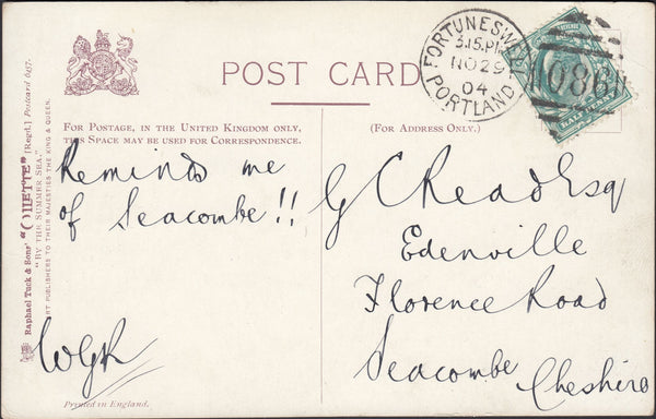 121993 COLLECTION OF FORTUNESWELL, PORTLAND (DORSET) CANCELLATIONS.