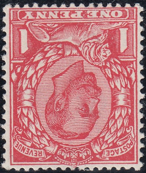 122328 1912 1D DOWNEY DIE 2 WATERMARK SIMPLE CYPHER, MINT SHADES, NO CROSS VARIETY AND WATERMARK VARIETIES (SG345).