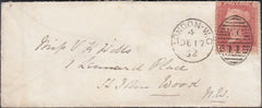122436 PL.27 (SG40)(IC) ON COVER USED IN LONDON.