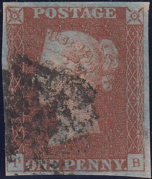122494 PL.16 ON VERY BLUED PAPER (SG8a)(PB).
