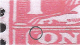122712 1911 1D DOWNEY DIE 1B WATERMARK CROWN (SG329) CONTROL A 11 BLOCK OF FOUR WITH VARIETY N8d.