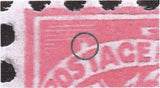 122712 1911 1D DOWNEY DIE 1B WATERMARK CROWN (SG329) CONTROL A 11 BLOCK OF FOUR WITH VARIETY N8d.