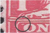 122724 1911 1D DOWNEY DIE 1B WATERMARK CROWN (SG329) CONTROL A 11 BLOCK OF SIX WITH VARIETY N8d.