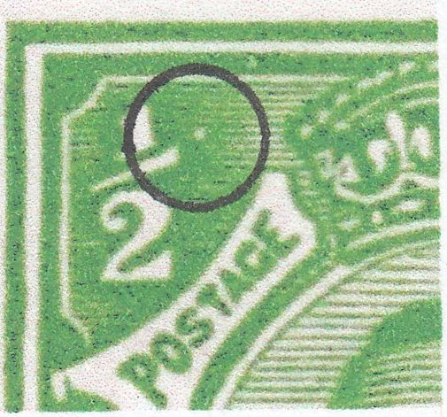 122725 1911 ½D DOWNEY DIE 1B WATERMARK CROWN (SG325) CONTROL A 11 BLOCK OF SIX WITH VARIETY N2h.