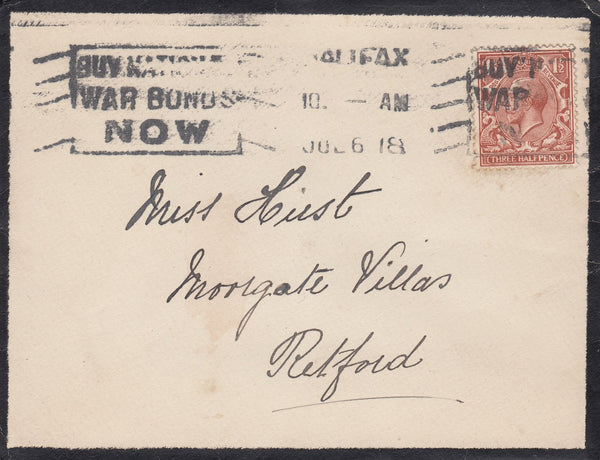 122773 1882-1934 GROUP OF INCOMING MAIL TO A MISS HURST OF RETFORD.