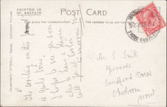 122837 1924 MAIL TO SHERBORNE WITH 'SANDFORD ORCAS SHERBORNE' RUBBER DATE STAMP.