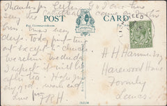 122878 CIRCA 1915 MAIL TO FORMBY LANCS WITH 'LICHFIELD' SKELETON DATE STAMP.