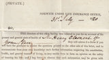 122892 1820 NORWICH UNION PRINTED LETTER DORCHESTER TO BLANDFORD WITH DORCHESTER 'PAID' HAND STAMP (DT263) IN RED.