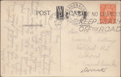122918 1946 MAIL FOLKESTONE TO SANDBANKS (DORSET) MISSENT TO SANDBACH (CHESHIRE).