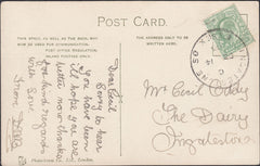 123004 1906 MAIL USED IN INGATESTONE (ESSEX) WITH 'INGATESTONE SO ESSEX' SKELETON DATE STAMP.