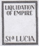 123177 1944 ½D GERMAN PROPAGANDA FORGERY/ST. LUCIA.