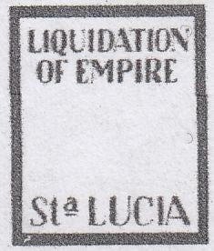 123177 1944 ½D GERMAN PROPAGANDA FORGERY/ST. LUCIA.