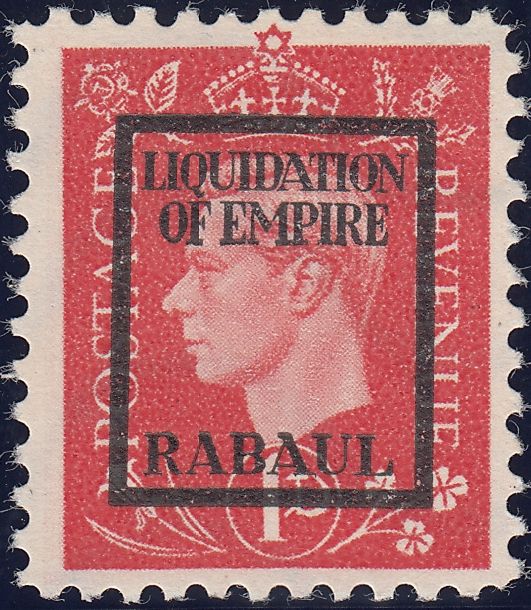 German Rabaul 123184 1944 1D GERMAN PROPAGANDA FORGERY/RABAUL. – Bill Barrell Ltd
