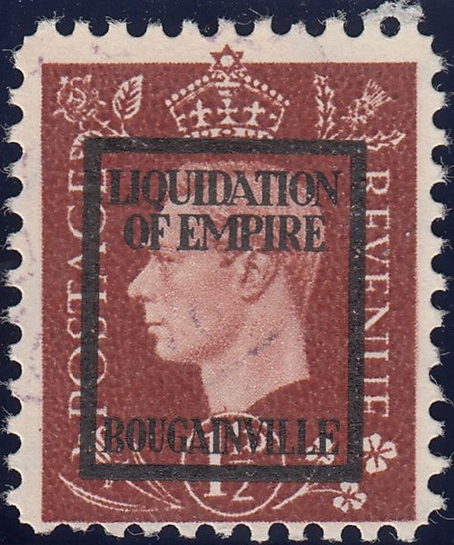 123193 1944 1½D GERMAN PROPAGANDA FORGERY/BOUGAINVILLE.