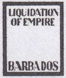 123245 1944 2½D GERMAN PROPAGANDA FORGERY/BARBADOS.