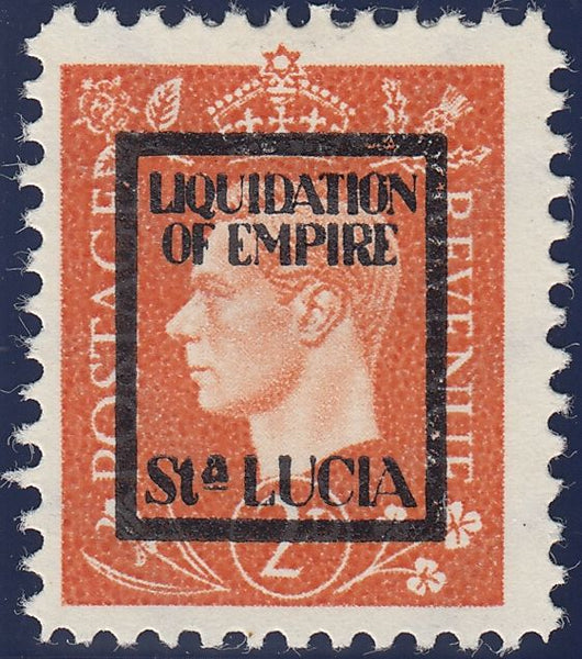 123262 1944 2D GERMAN PROPAGANDA FORGERY/ST LUCIA.