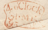 123310 1795 'TITCHFD ST 3' RECEIVING HOUSE HAND STAMP LONDON PENNY POST (L420).