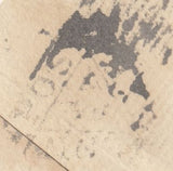 123338 1775 MAIL WITHIN LONDON WITH 'JONES' LONDON RECEIVER'S HAND STAMP.